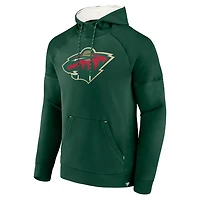 Fanatics Minnesota Wild Iconic Defender Raglan Pullover Hoodie