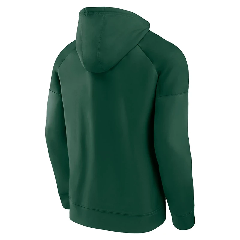 Fanatics Minnesota Wild Iconic Defender Raglan Pullover Hoodie