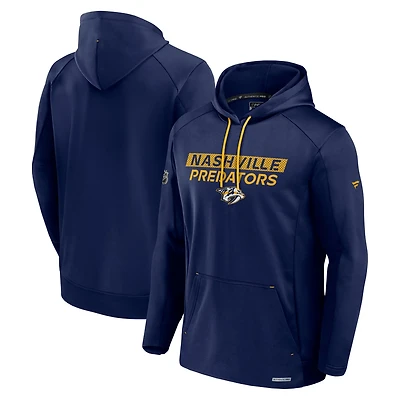 Fanatics Nashville Predators Authentic Pro Rink Fleece Pullover Hoodie