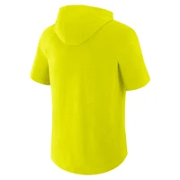 Fanatics Nashville SC Hat Trick Stadium Slub Raglan Short Sleeve Pullover Hoodie