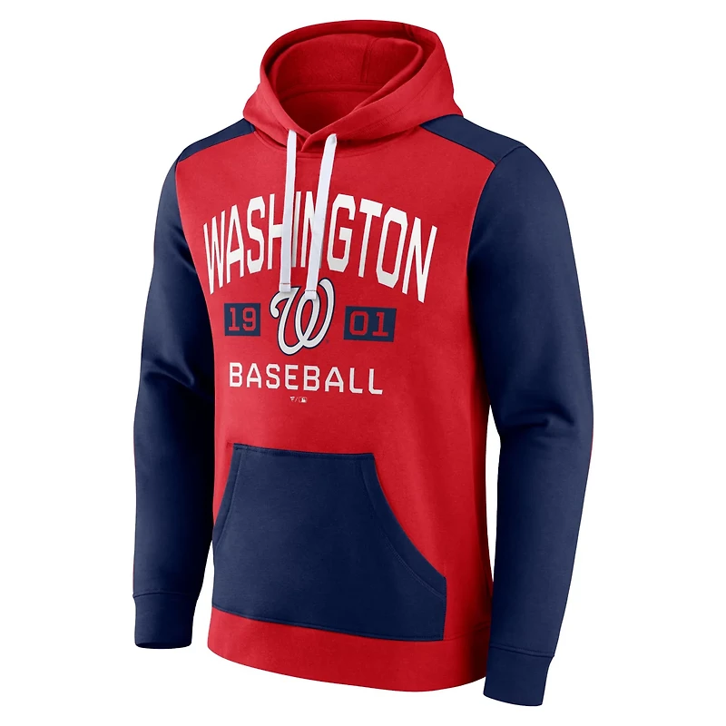 Fanatics Navy Washington Nationals Chip Team Pullover Hoodie