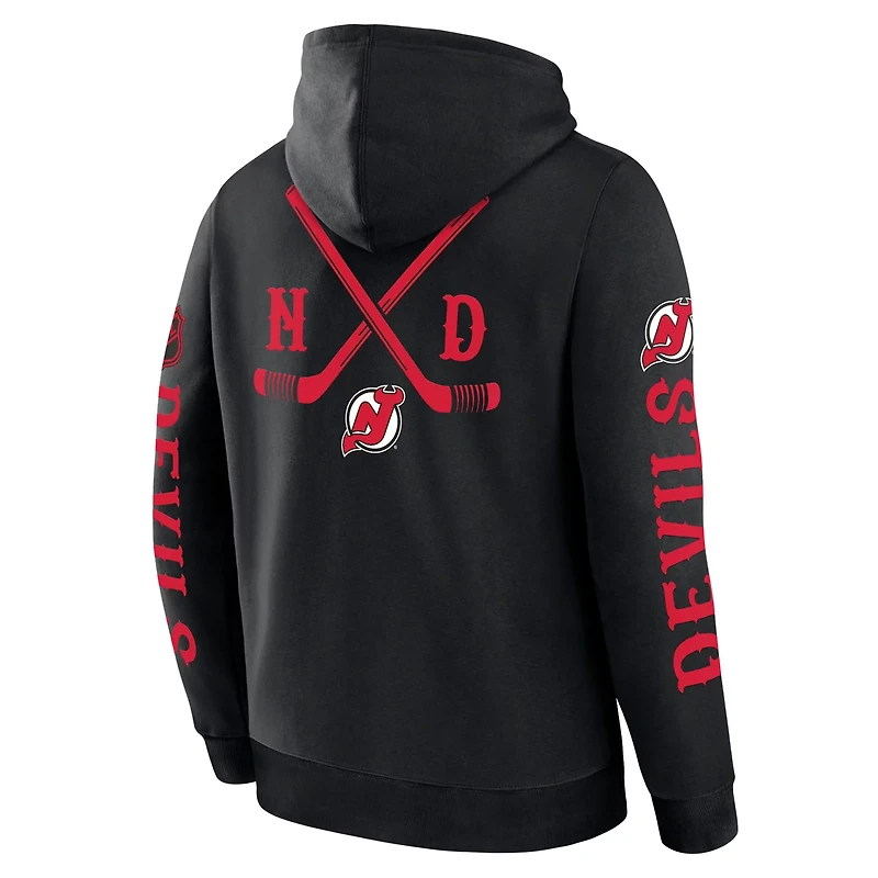 Fanatics New Jersey Devils Big City Legacy Fleece Pullover Hoodie