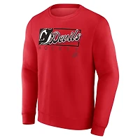 Fanatics New Jersey Devils Focus Fleece Pullover Sweatshirt