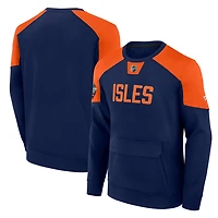 Fanatics New York Islanders 2024 NHL Stadium Series Authentic Pro Fleece Logo Pullover Sweatshirt