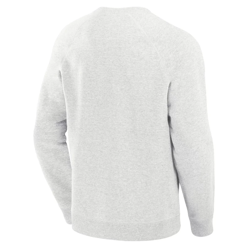 Fanatics New York Islanders Banner Fleece Raglan Pullover Sweatshirt