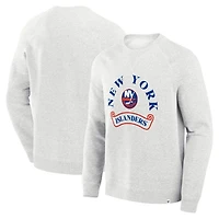 Fanatics New York Islanders Banner Fleece Raglan Pullover Sweatshirt