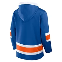 Fanatics New York Islanders Inside Line Fleece Pullover Hoodie