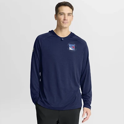 Fanatics New York Rangers Authentic Pro Rink Raglan Hoodie