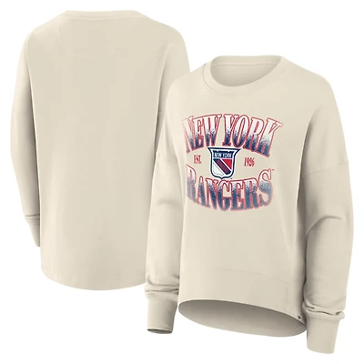 Fanatics New York Rangers Oversized Vintage Slice Pullover Sweatshirt