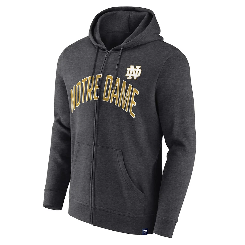 Fanatics Notre Dame Fighting Irish Iconic Fleece Full-Zip Hoodie