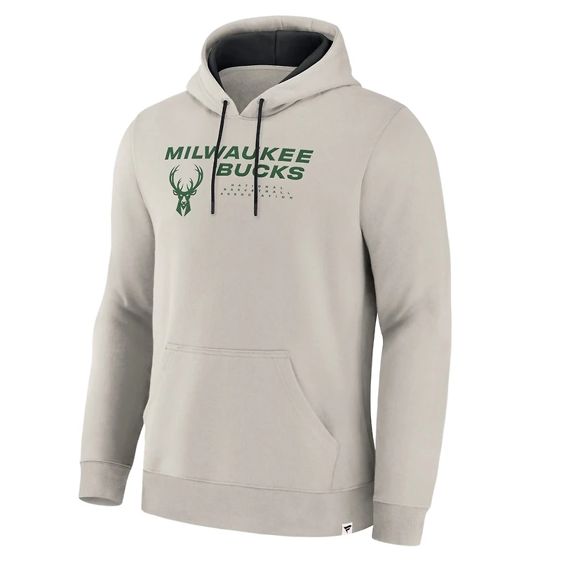 Fanatics Off Milwaukee Bucks Crossover Collection Blocked Shot Premium Pullover Hoodie