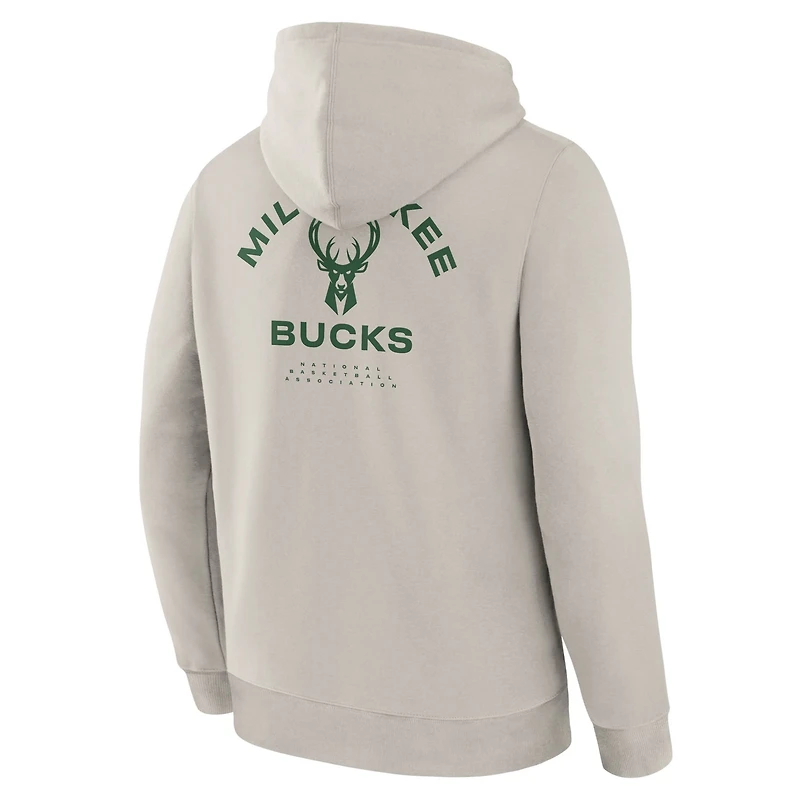Fanatics Off Milwaukee Bucks Crossover Collection Blocked Shot Premium Pullover Hoodie