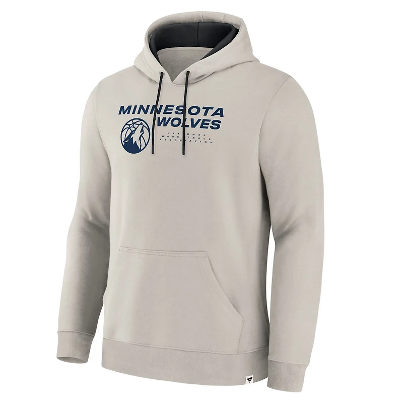 Fanatics Off Minnesota Timberwolves Crossover Collection Blocked Shot Premium Pullover Hoodie