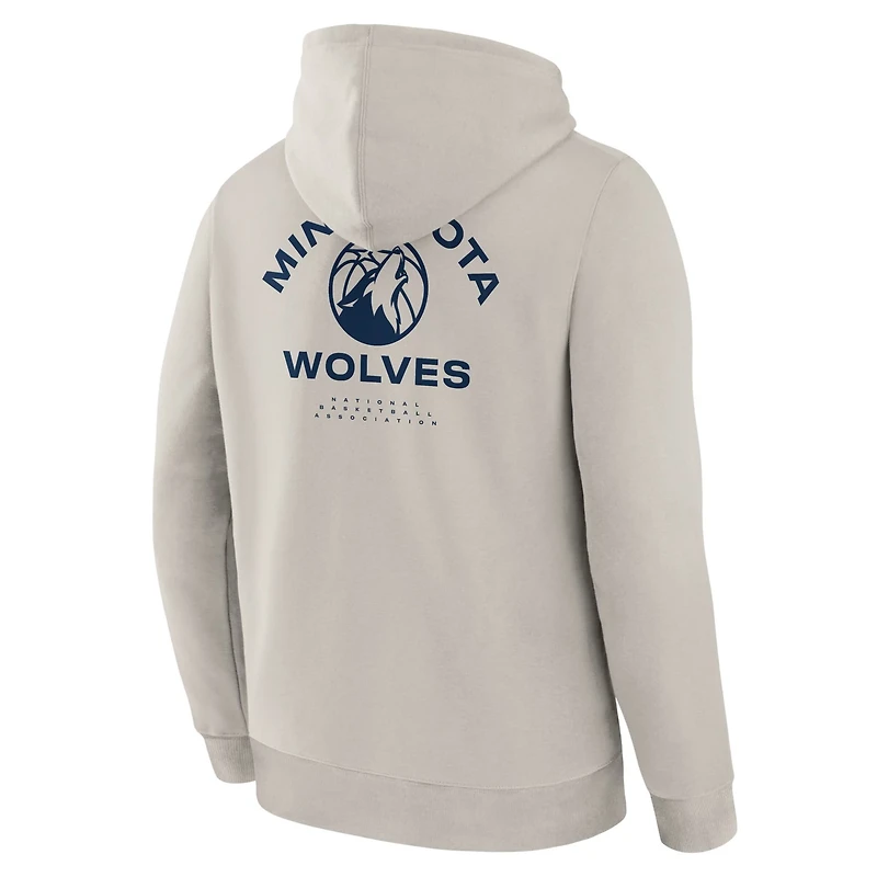 Fanatics Off Minnesota Timberwolves Crossover Collection Blocked Shot Premium Pullover Hoodie