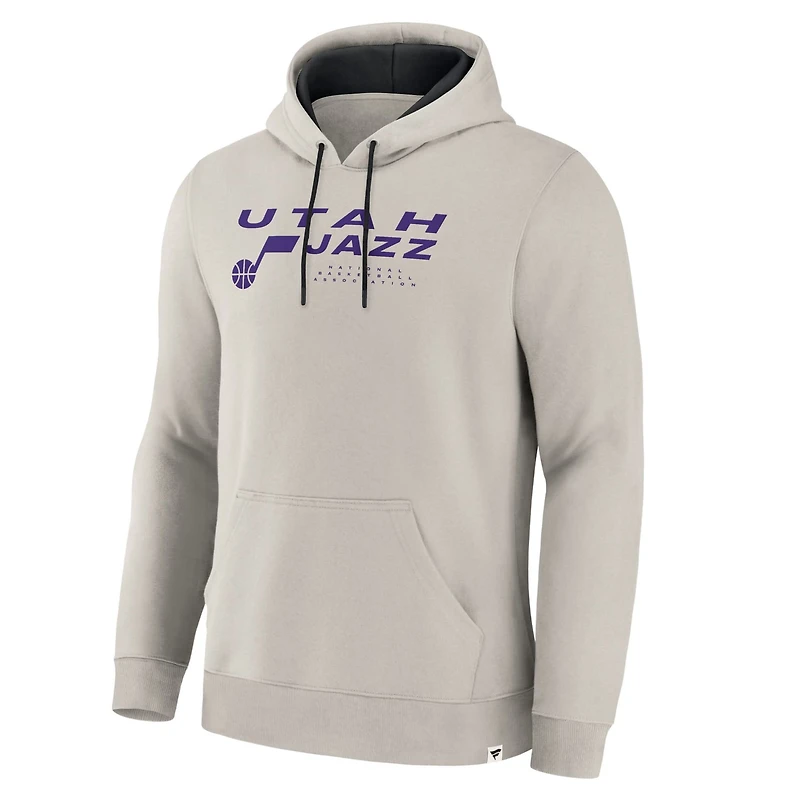 Fanatics Off Utah Jazz Crossover Collection Blocked Shot Premium Pullover Hoodie