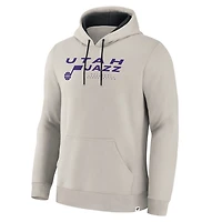 Fanatics Off Utah Jazz Crossover Collection Blocked Shot Premium Pullover Hoodie