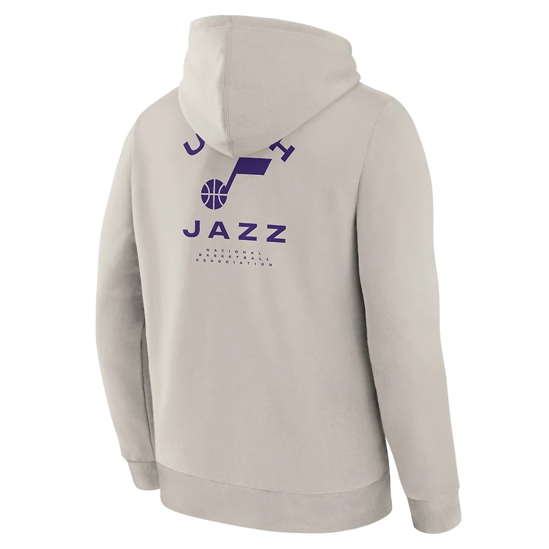 Fanatics Off Utah Jazz Crossover Collection Blocked Shot Premium Pullover Hoodie