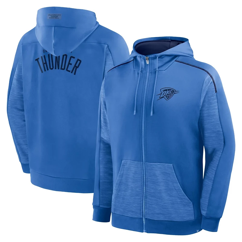 Fanatics Oklahoma City Thunder Back Door Cut Play Defender Full-Zip Hoodie