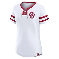 Fanatics Oklahoma Sooners Iconic Athena Lace Up T-Shirt