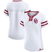 Fanatics Oklahoma Sooners Iconic Athena Lace Up T-Shirt