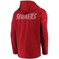 Fanatics Oklahoma Sooners Iconic Embossed Defender Full-Zip Hoodie