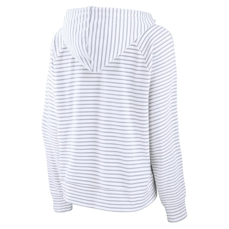 Fanatics Oklahoma Sooners Striped Notch Neck Pullover Hoodie