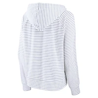 Fanatics Oklahoma Sooners Striped Notch Neck Pullover Hoodie