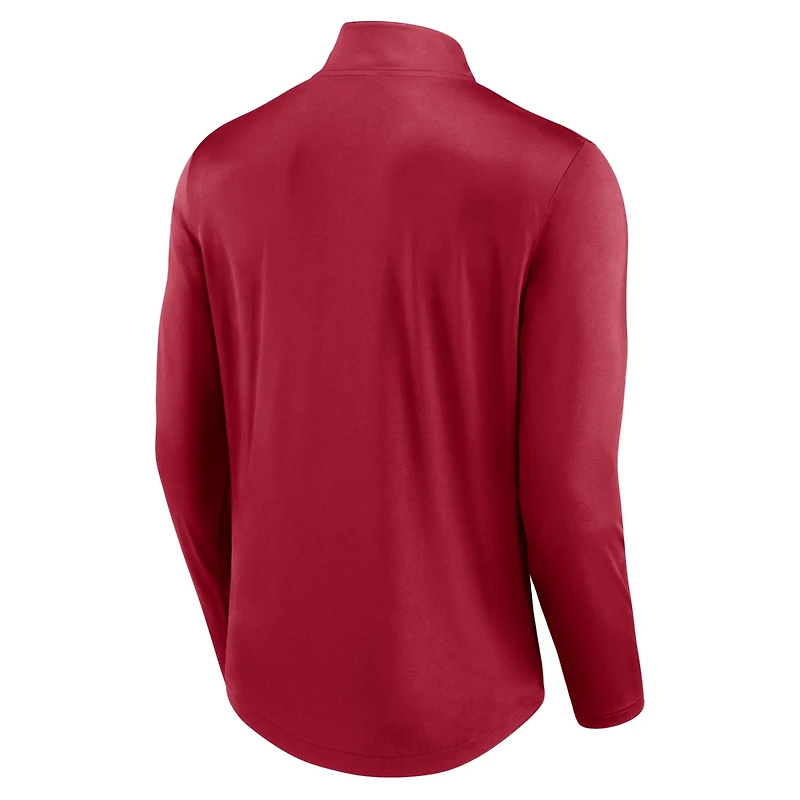 Fanatics Oklahoma Sooners Tough Minded Quarter-Zip Top