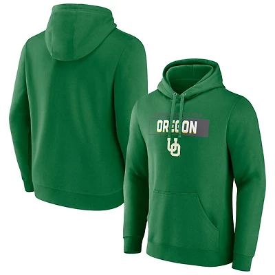 Fanatics Oregon Ducks Iconic Fleece Down The Field Pullover Hoodie