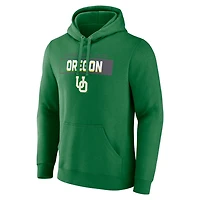 Fanatics Oregon Ducks Iconic Fleece Down The Field Pullover Hoodie