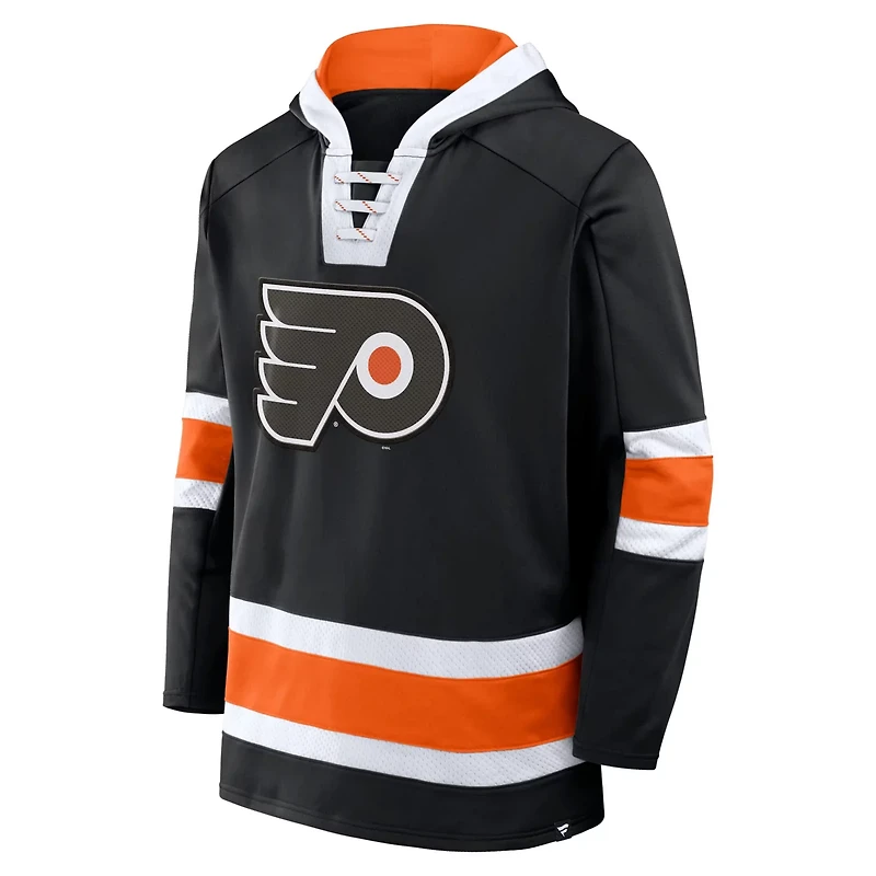 Fanatics Philadelphia Flyers Inside Line Fleece Pullover Hoodie