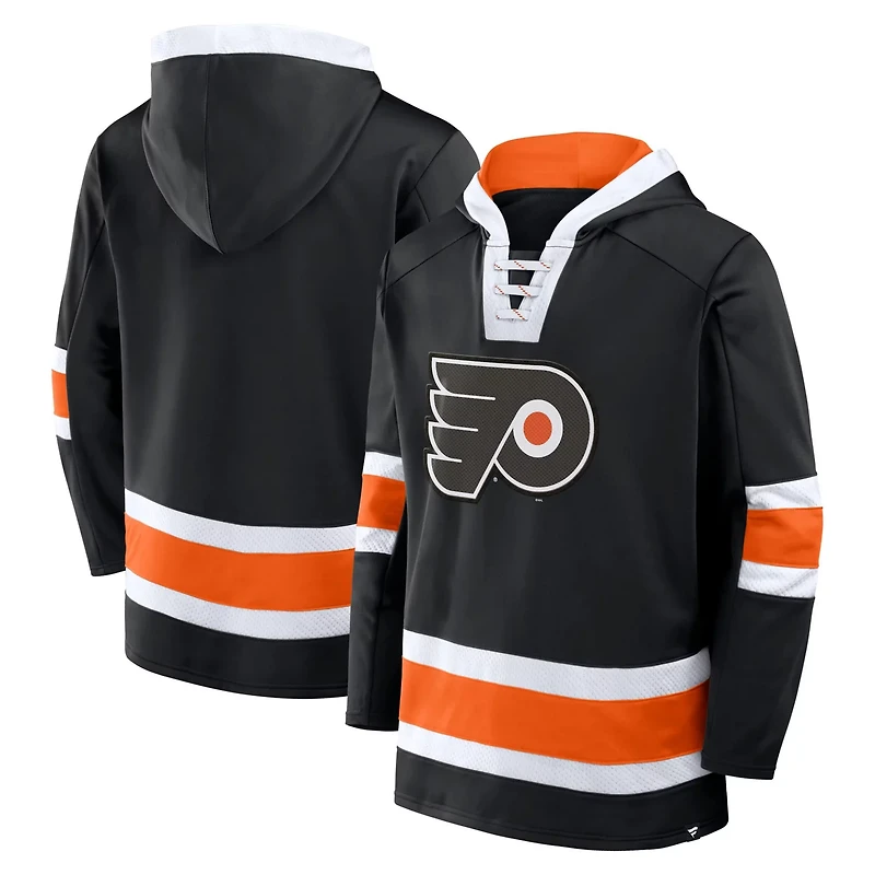 Fanatics Philadelphia Flyers Inside Line Fleece Pullover Hoodie