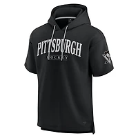 Fanatics Pittsburgh Penguins Elements Ready Short Sleeve Pullover Hoodie