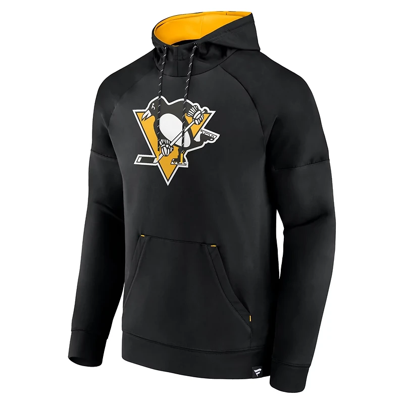 Fanatics Pittsburgh Penguins Iconic Defender Raglan Pullover Hoodie