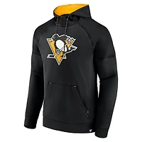 Fanatics Pittsburgh Penguins Iconic Defender Raglan Pullover Hoodie