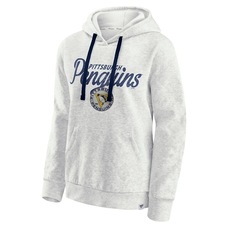 Fanatics Pittsburgh Penguins True Classics Quilted Pullover Hoodie