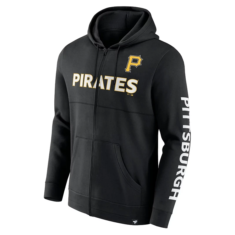 Fanatics Pittsburgh Pirates Ace Hoodie Full-Zip Sweatshirt