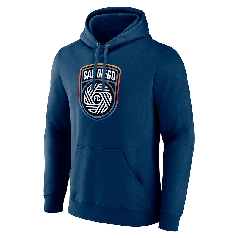 Fanatics San Diego FC Primary Logo Fleece Pullover Hoodie