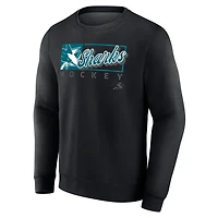 Fanatics San Jose Sharks Focus Fleece Pullover Sweatshirt