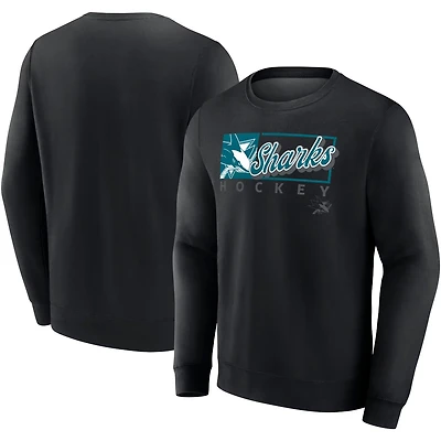 Fanatics San Jose Sharks Focus Fleece Pullover Sweatshirt