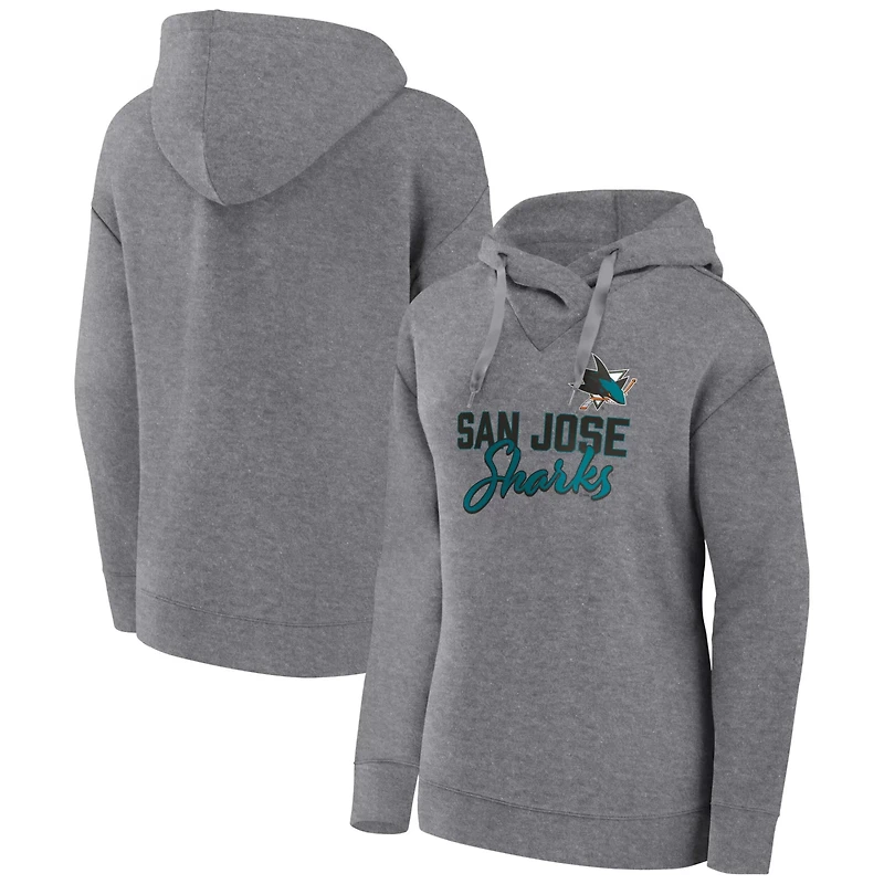 Fanatics San Jose Sharks Script Favorite Pullover Hoodie