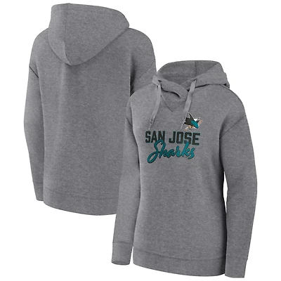 Fanatics San Jose Sharks Script Favorite Pullover Hoodie