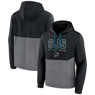 Fanatics San Jose Sharks Successful Tri-Blend Pullover Hoodie