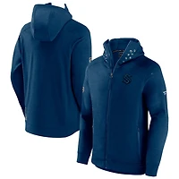 Fanatics Seattle Kraken Authentic Pro Road Tech Lightweight Full-Zip Hoodie Jacket