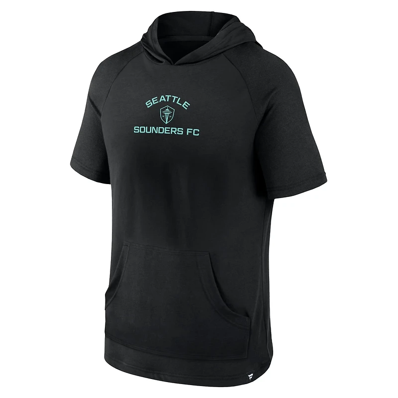 Fanatics Seattle Sounders FC Match Raglan Short Sleeve Pullover Hoodie