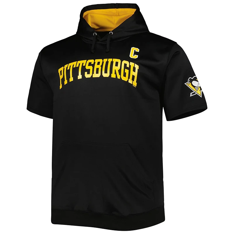 Fanatics Sidney Crosby Pittsburgh Penguins Big  Tall Captain Patch Name Number Pullover Hoodie