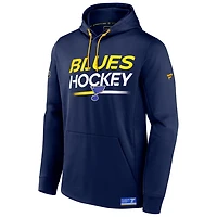 Fanatics St Louis Blues Authentic Pro Fleece Pullover Hoodie