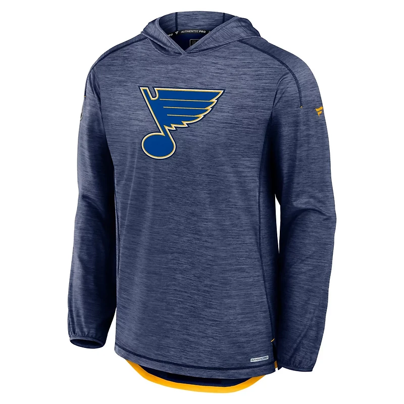 Fanatics St Louis Blues Authentic Pro Rink Lightweight Pullover Hoodie