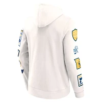 Fanatics St Louis Blues Letterman Fleece Pullover Hoodie