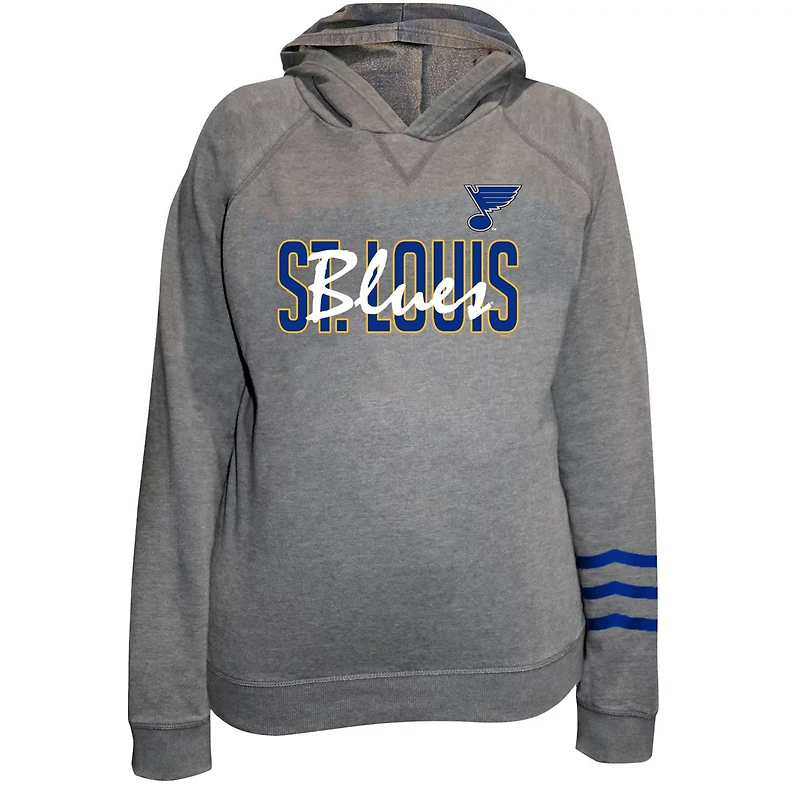 Fanatics St Louis Blues Plus Lightweight Fleece Raglan Pullover Hoodie